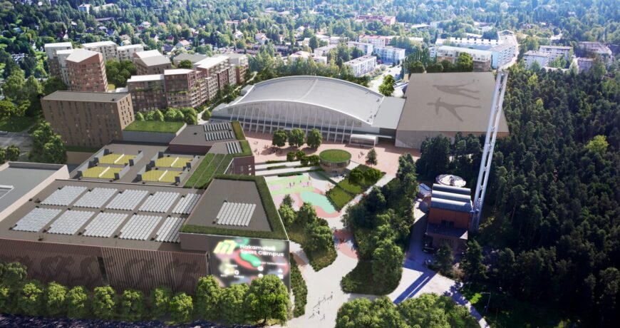 Hakametsä Sport Campus havainnekuva